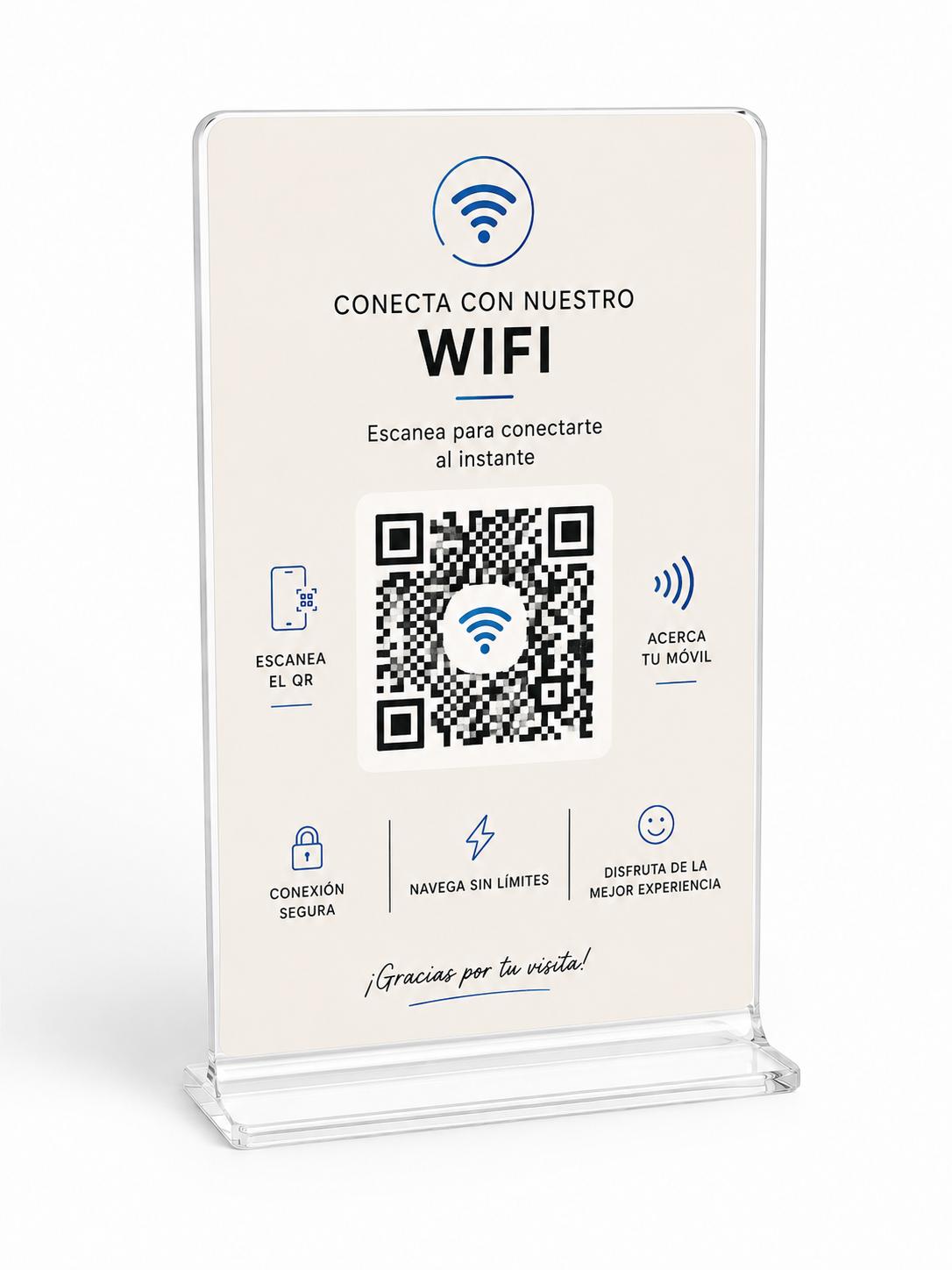 Ejemplo de soporte ReseñaTap para Wi-Fi